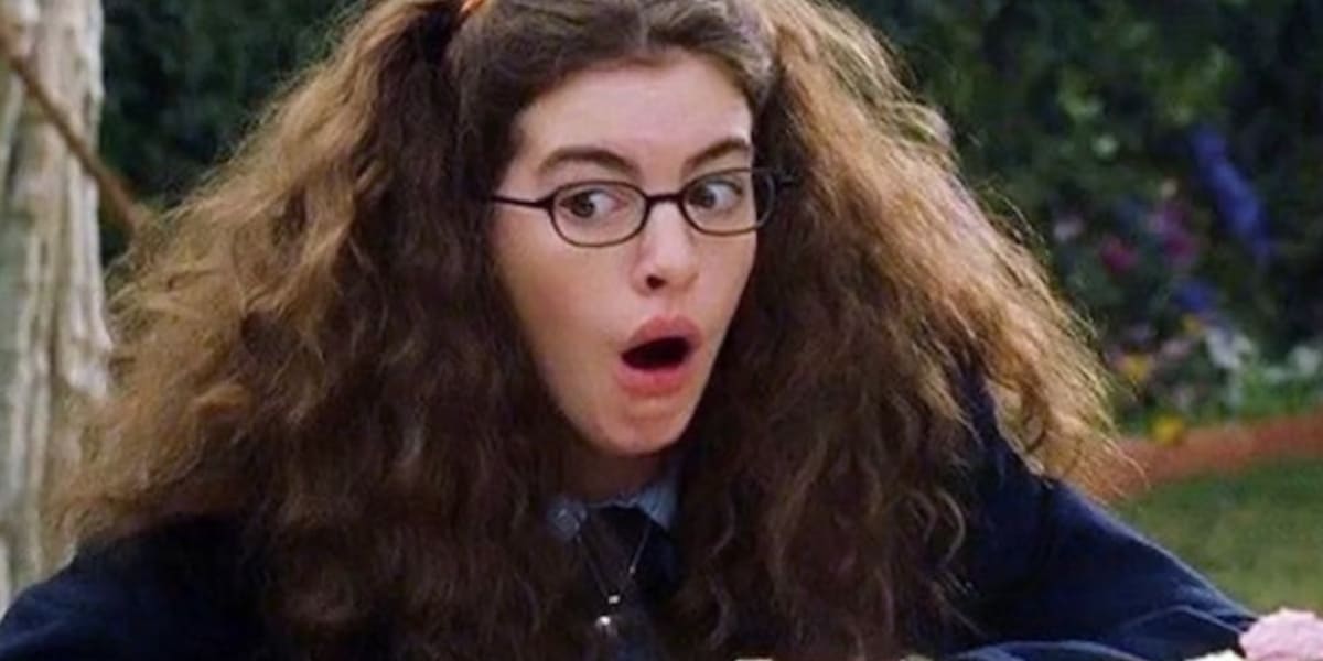 Anne Hathaway saying "Shut Up" in Princess Diaries