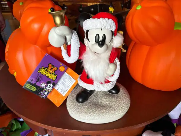 Santa Mickey Mouse Holiday Figure