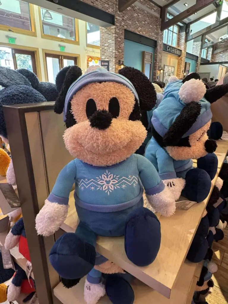 Mickey Mouse Holiday Weighted Plush