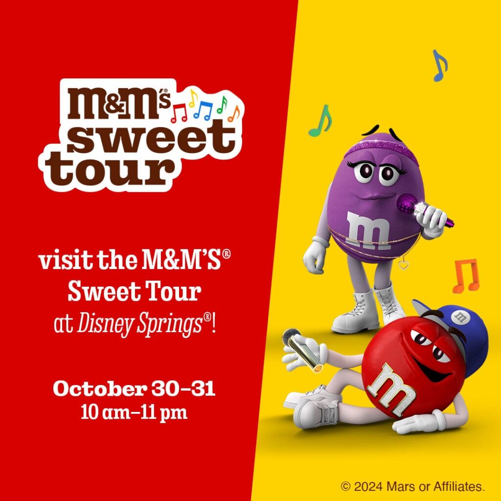 M&M Sweet Tour Coming to Disney Springs 3