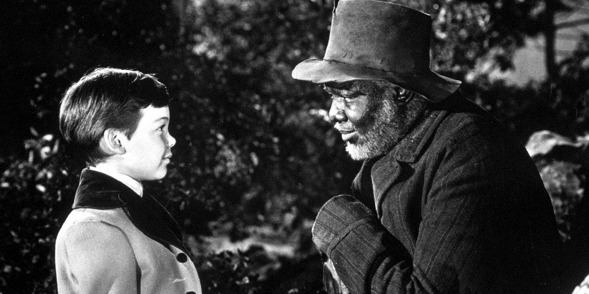 James Baskett and Bobby Driscoll in Song of the South