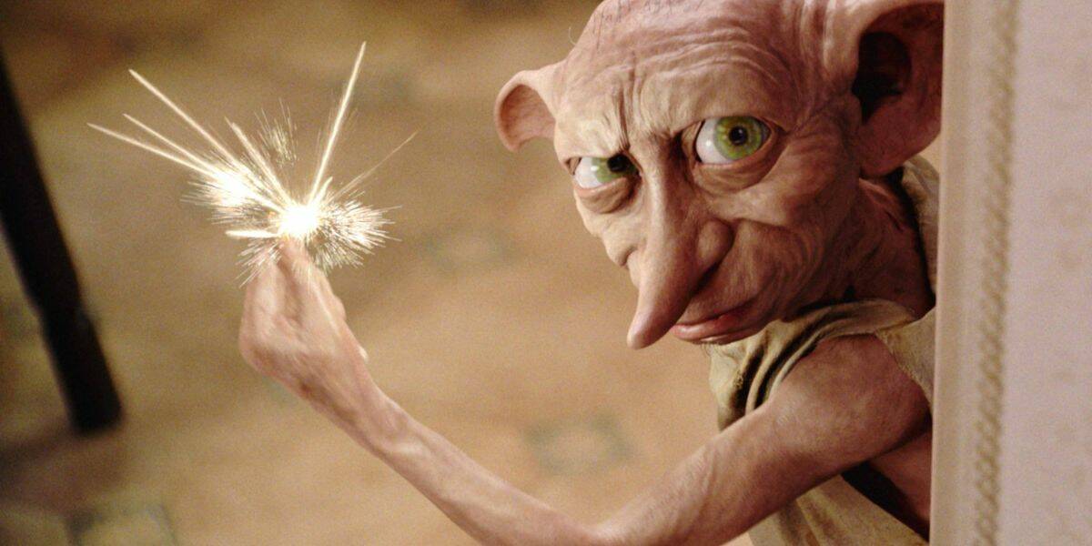 Dobby snapping his fingers in 'Harry Potter and the Chamber of Secrets'