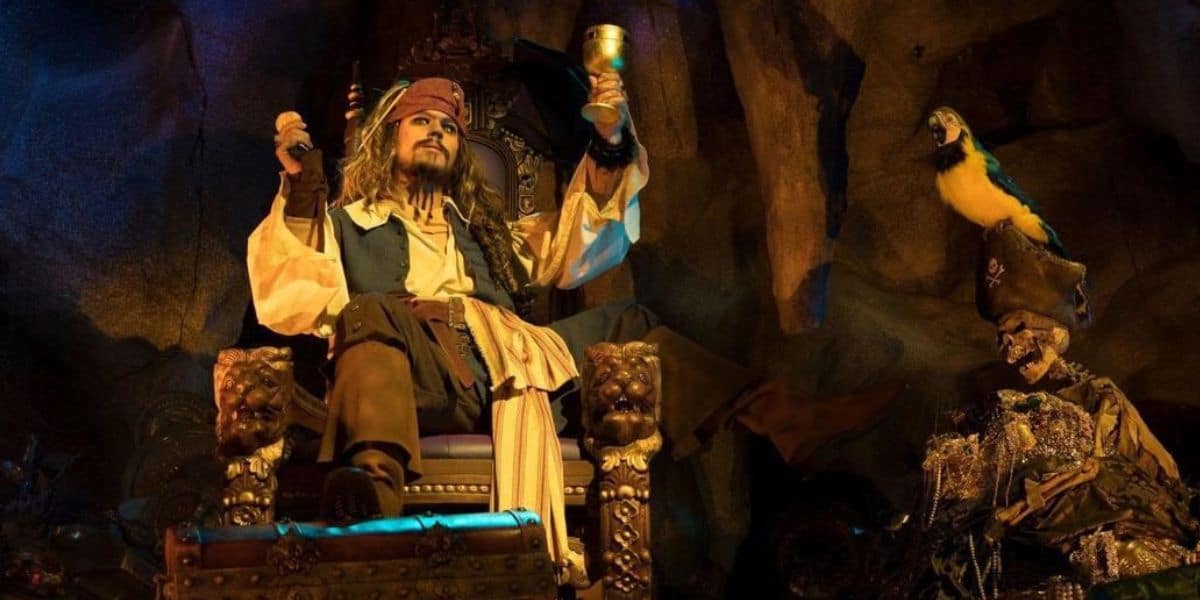 Pirates of the Caribbean Jack Sparrow animatronic