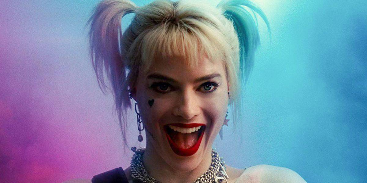 Margot Robbie as Harley Quinn looking happy in 'Birds of Prey' (2020)