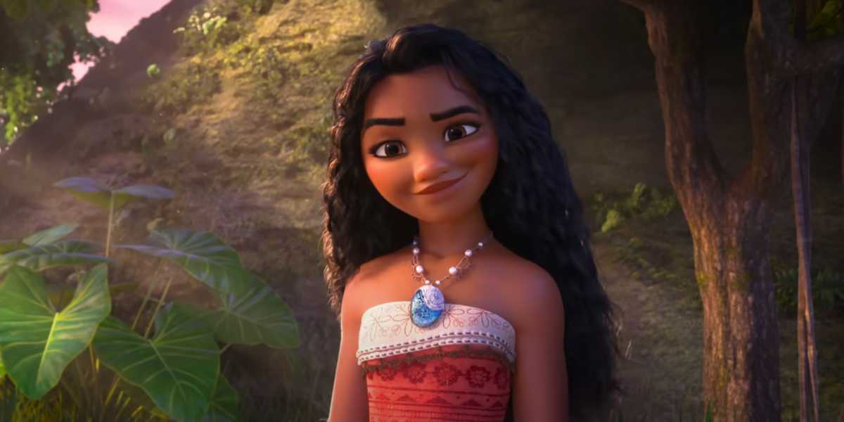 Moana smirking