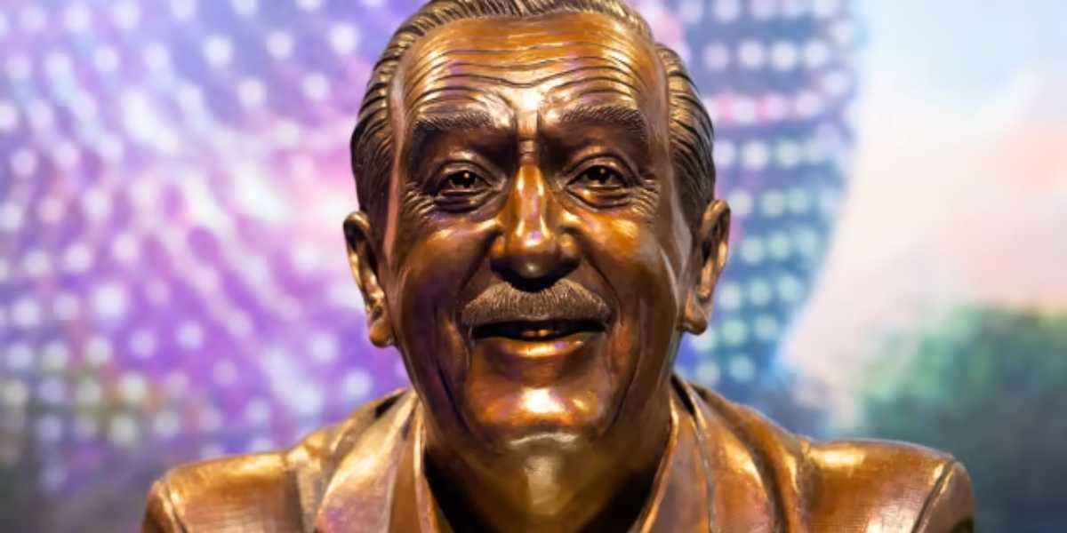 Walt the Dreamer Statue Close Up