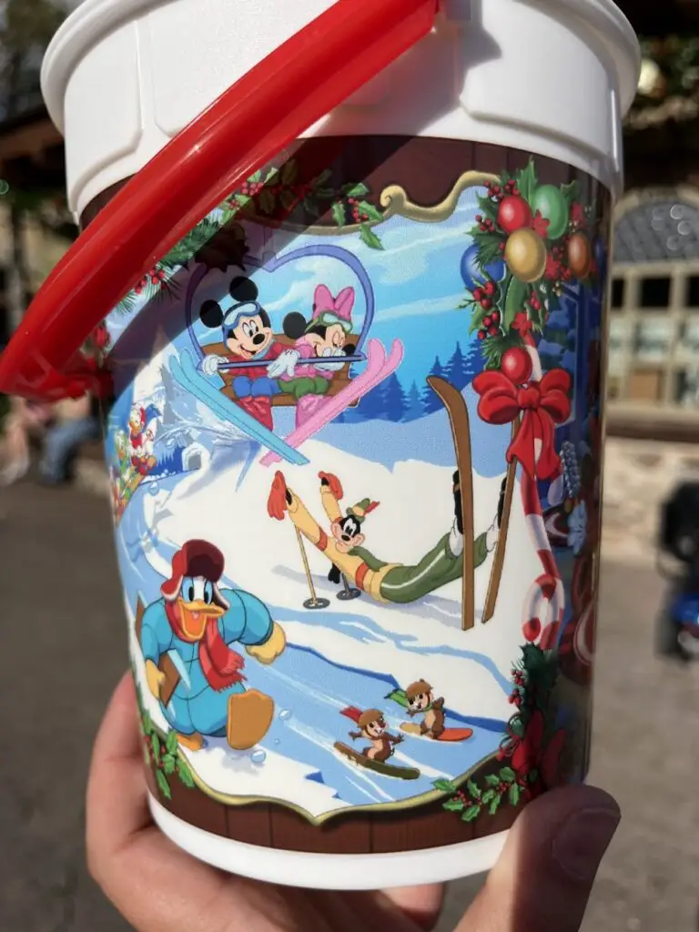 2024 Holiday Popcorn Bucket Arrives at the Magic Kingdom 3