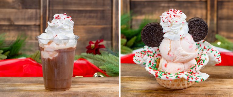 Ice Cream Collage - Disneyland Resort Holiday Food 2024