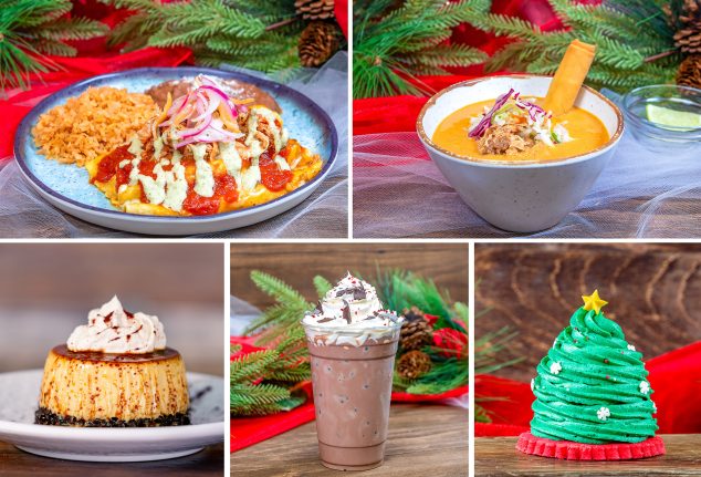 Rancho del Zocalo Restaurante Collage - Disneyland Resort Holiday Food 2024