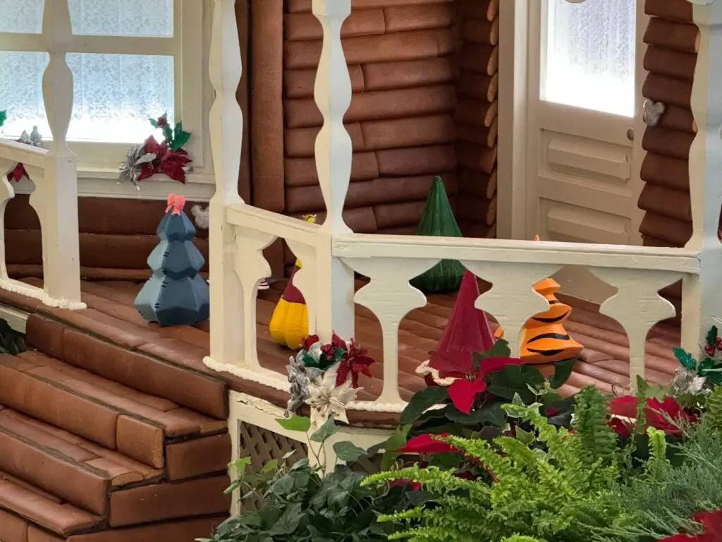 Disney Character Christmas Trees Added to Grand Floridian Gingerbread House 1