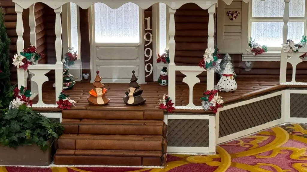 Disney Character Christmas Trees Added to Grand Floridian Gingerbread House 5