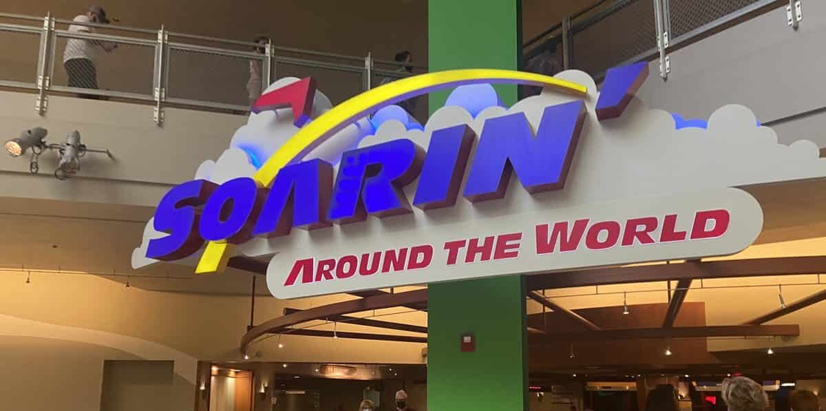 Soarin' Around the World inside The Land at EPCOT in Walt Disney World Resort