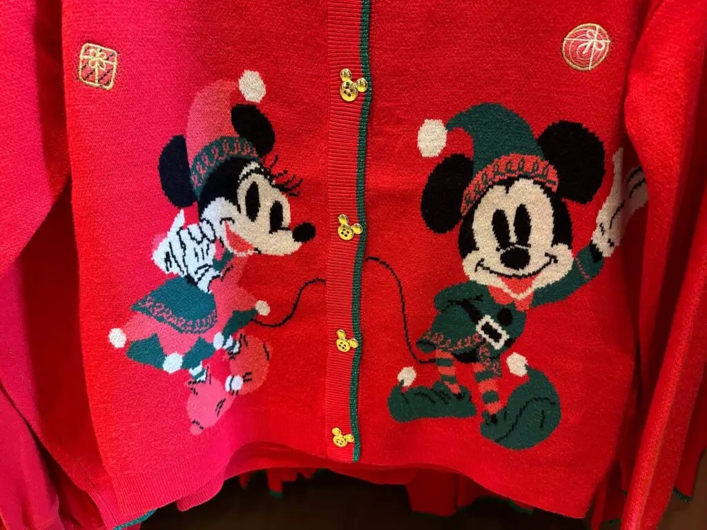 Mickey and Minnie Mouse Holiday Cardigan