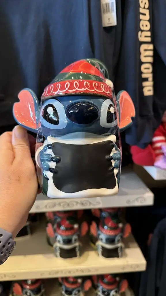 Stitch Holiday Mug with Lid