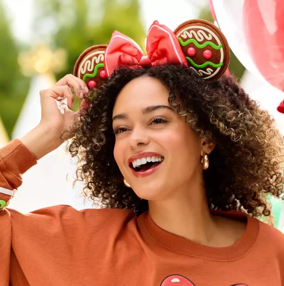 Minnie Mouse Gingerbread Ear Headband