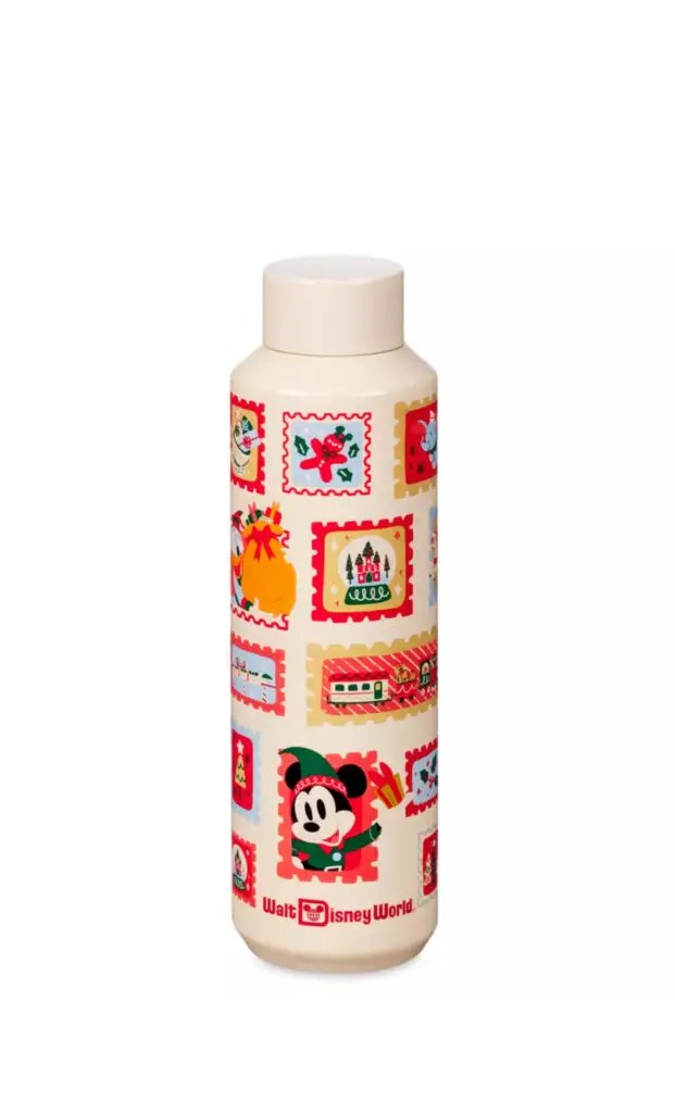 Mickey Mouse and Friends Holiday Stainless Steel Starbucks Water Bottle