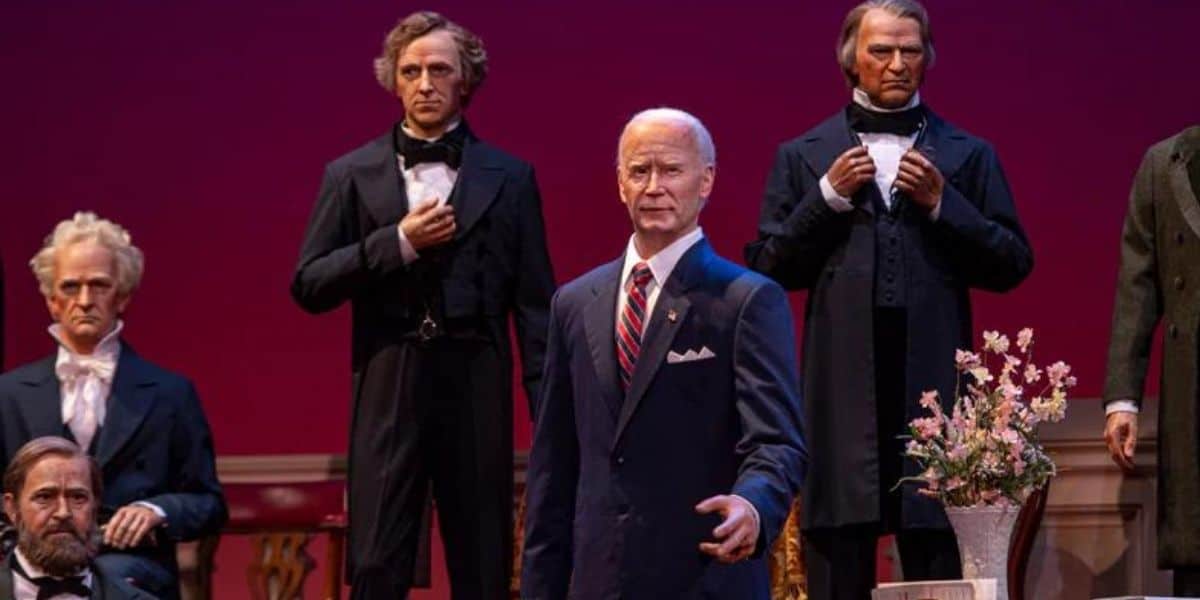 hall of presidents joe biden animatronic