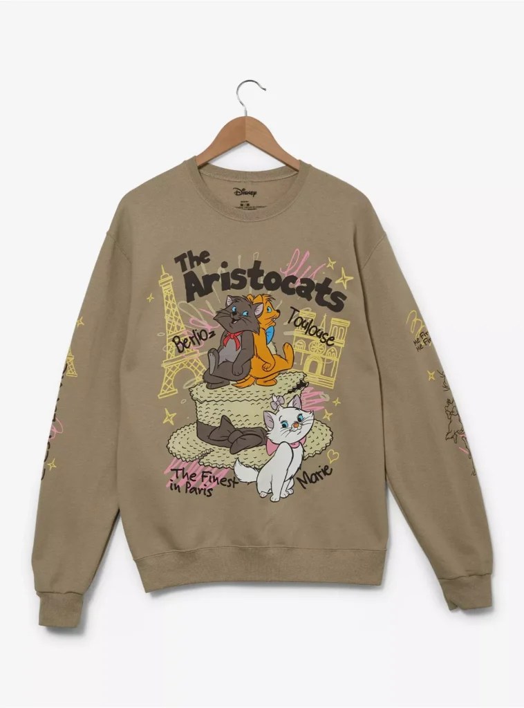 The Aristocats Kittens Doodle Crewneck