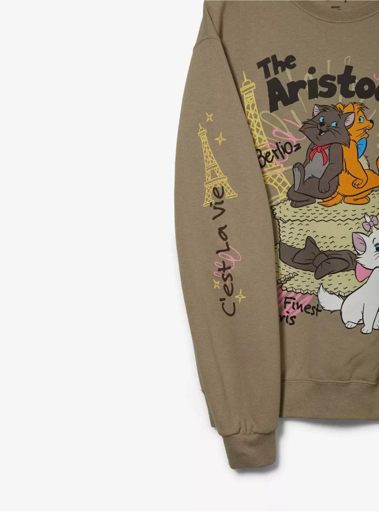 The Aristocats Kittens Doodle Crewneck