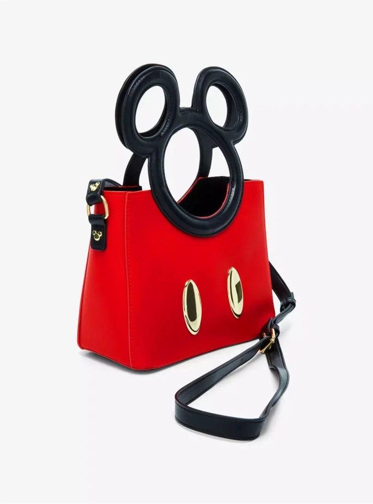 Mickey Mouse Silhouette Handle Crossbody Bag