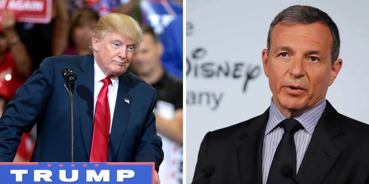 Donald Trump and Bob Iger