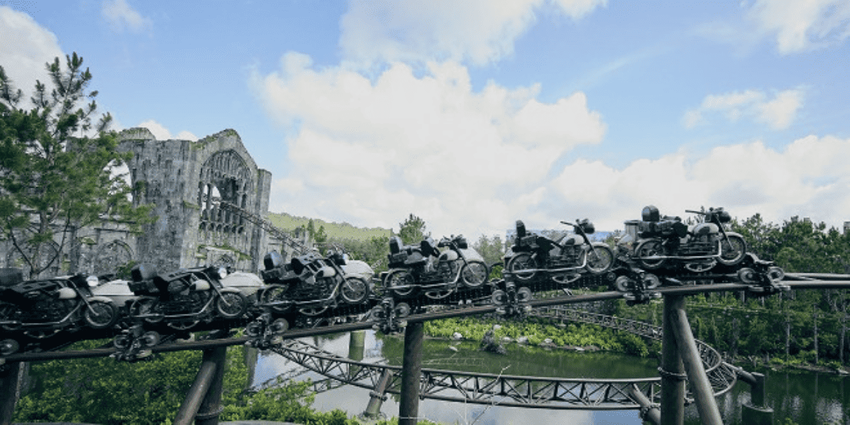 Ride through live trees about Hagrid