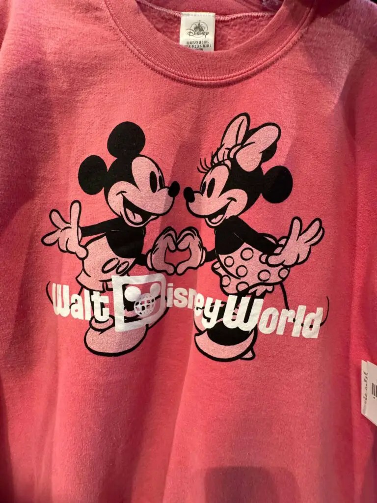 Valentine's Day Mickey and Minnie Crewneck Sweatshirt