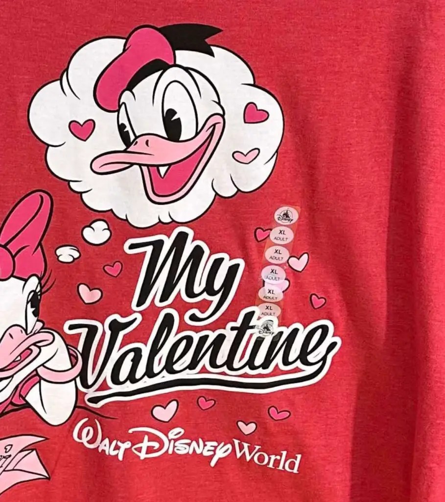 Donald and Daisy Valentine's Day Shirts