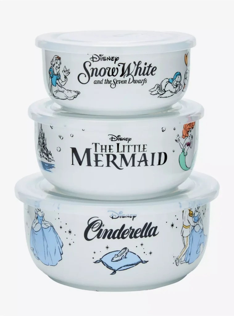 Disney Princess Ceramic Bowl Set