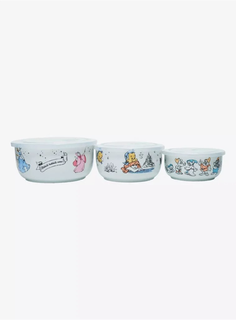 Disney Princess Ceramic Bowl Set