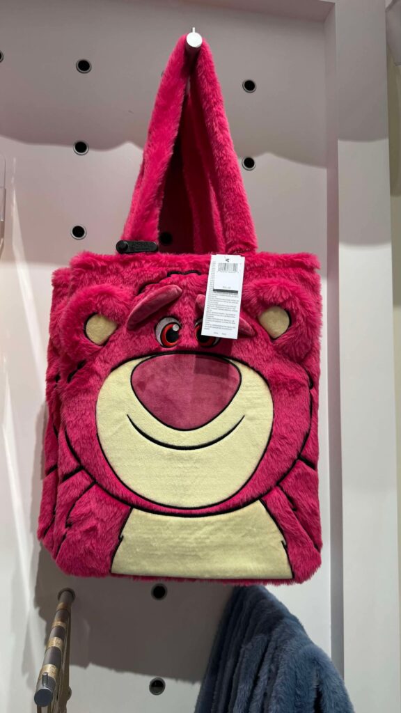 Disney Plush Tote Bags and Lunch Boxes