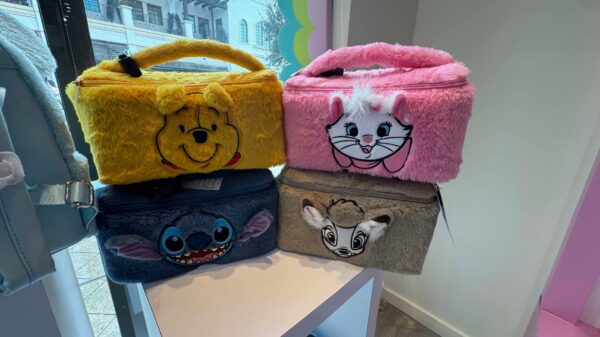 Disney Plush Tote Bags and Lunch Boxes