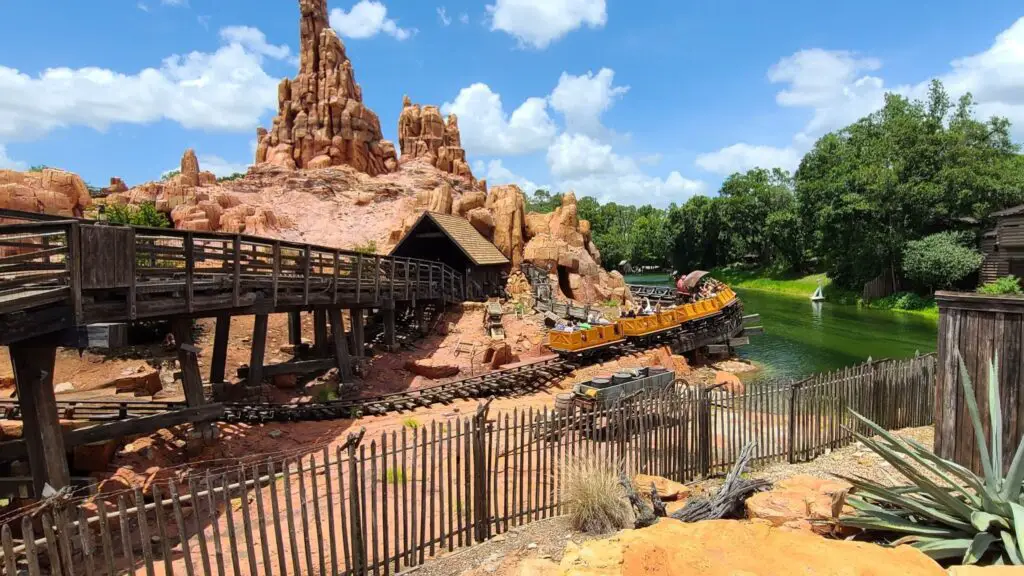 Large Piece of Track Removed on Big Thunder Mountain Railroad as Refurb Underway 3