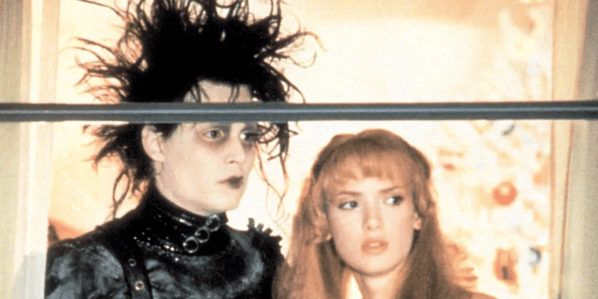 johnny depp and winona ryder in edward scissorhands