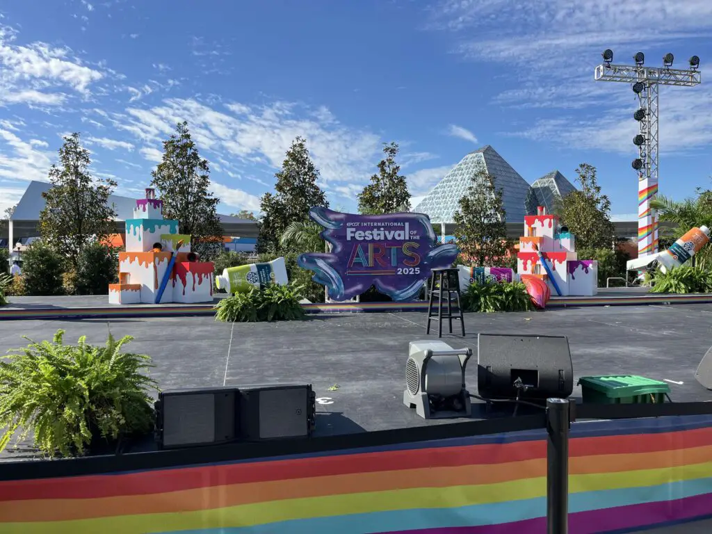 festival of the arts 2025 decorations stage