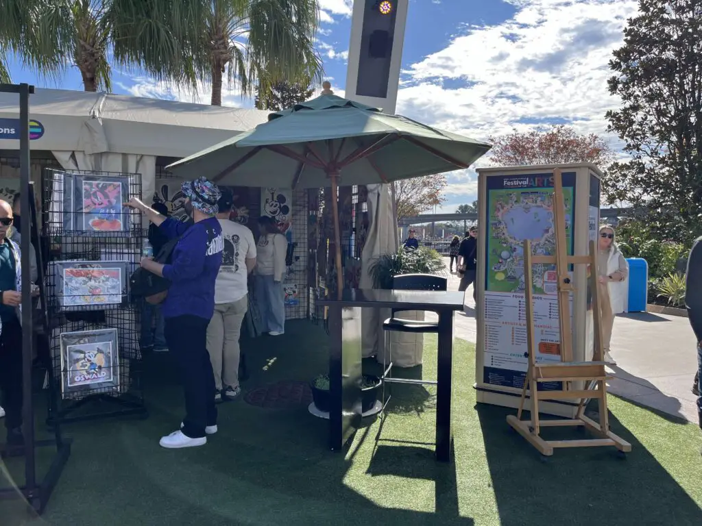 festival of the arts art stand