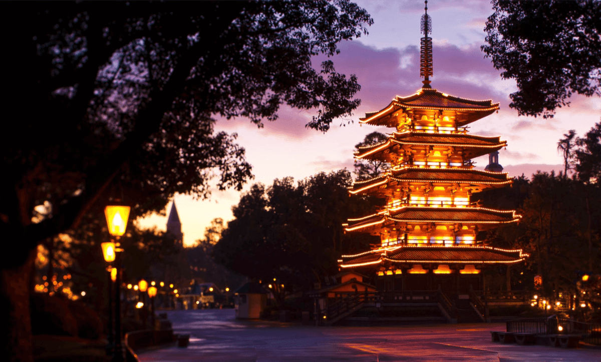 Takumi-Tei exterior in the Japan pavilion at EPCOT