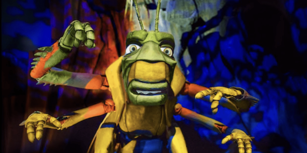 The Hopper animatronic in It's Tough to Be a Bug