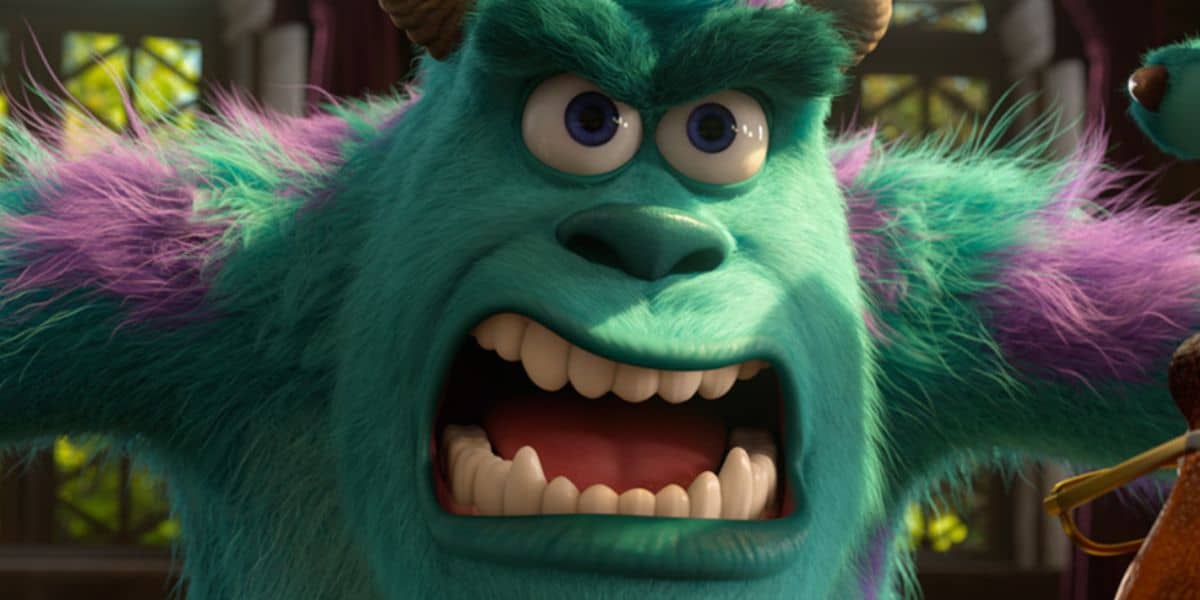 Sulley roaring in 'Monsters Inc.'