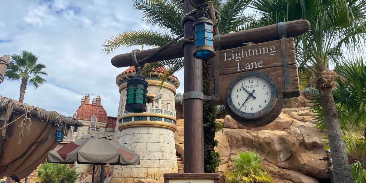 Journey of the Little Mermaid Lightning Lane entrance