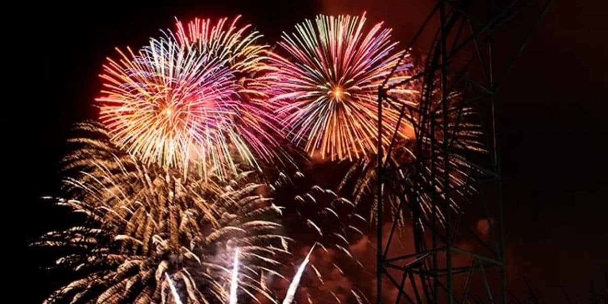 Fireworks above SeaWorld San Diego