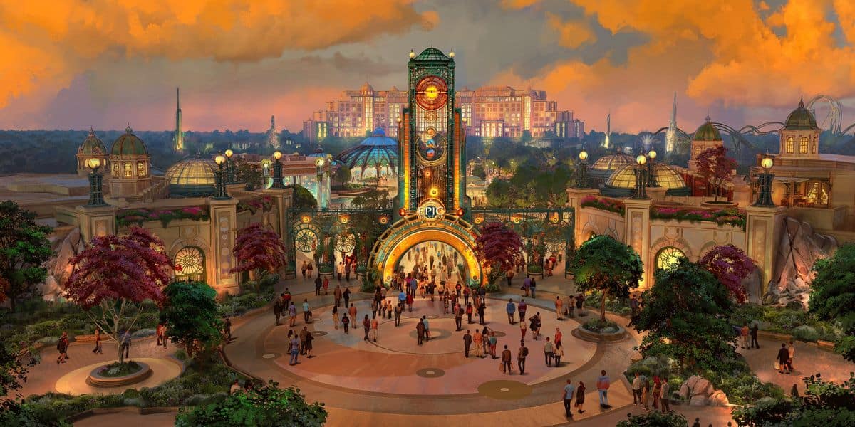 Universal Epic Universe concept artwork for Celestial Park.