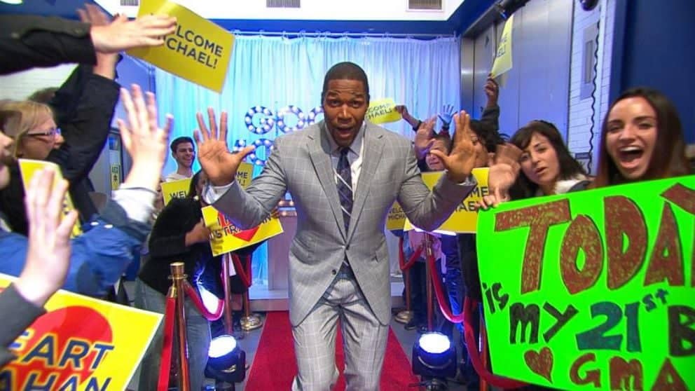Michael Strahan on Good Morning America