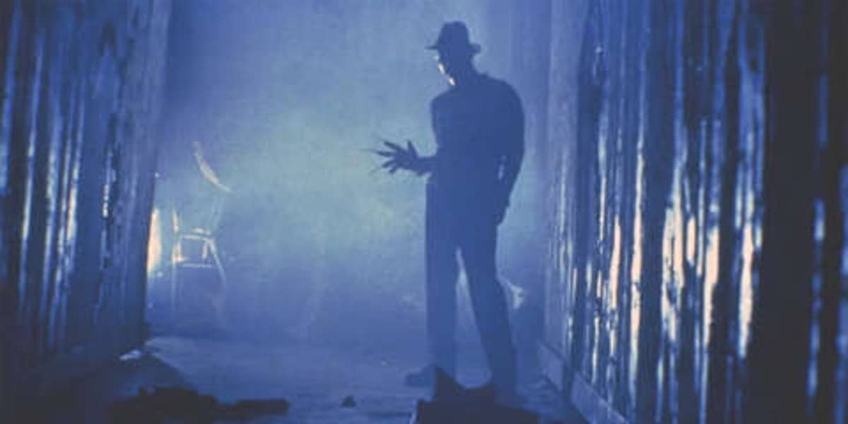 Freddy Krueger (Robert Englund) in a tunnel in 'A Nightmare on Elm Street: Dream Warriors'