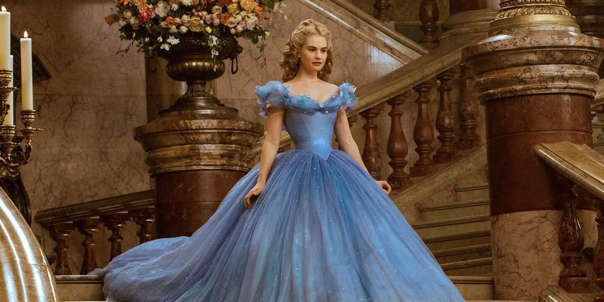 Lily James as Cinderella