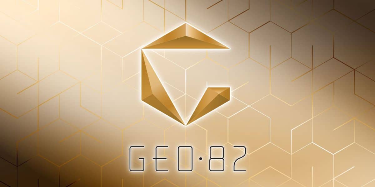 The logo for GEO-82, the new lounge coming to EPCOT.