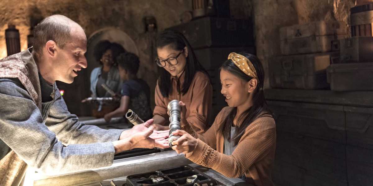 Savi's Lightsaber Workshop at Disneyland Resort