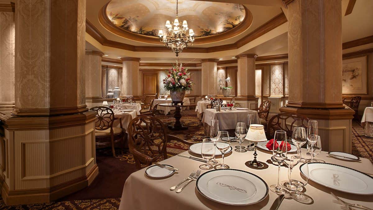 Victoria & Albert's dining room
