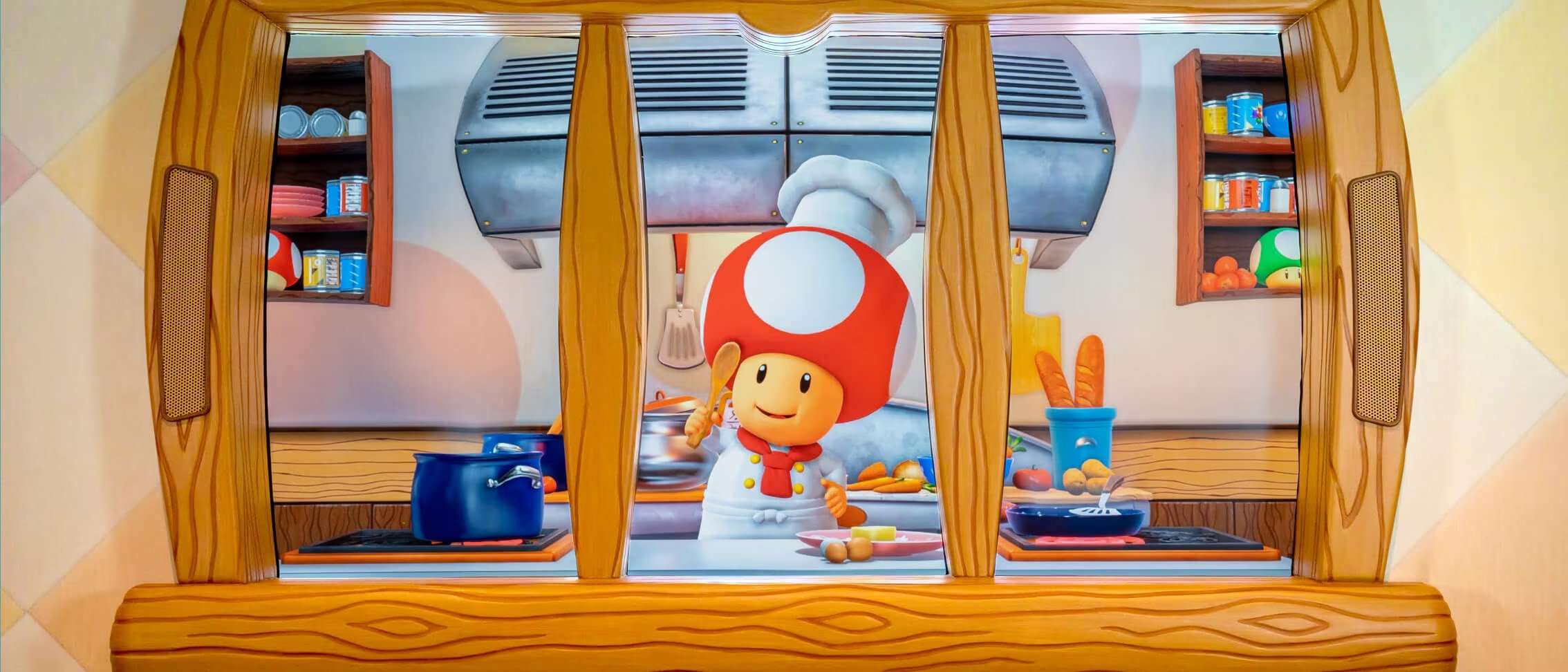 Toadstool Cafe in Super Nintendo World at Universal Studios Hollywood