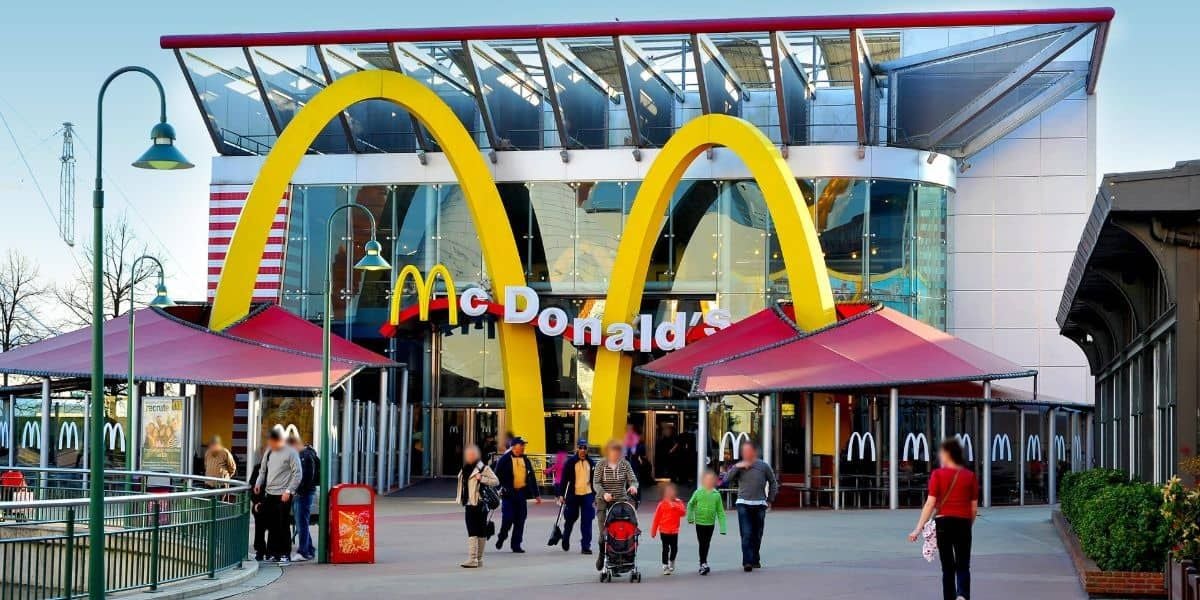 The original McDonald's in Disney Village at Disneyland Paris Resort